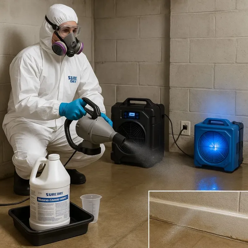 Sanitization and Odor Removal process in Baden, PA