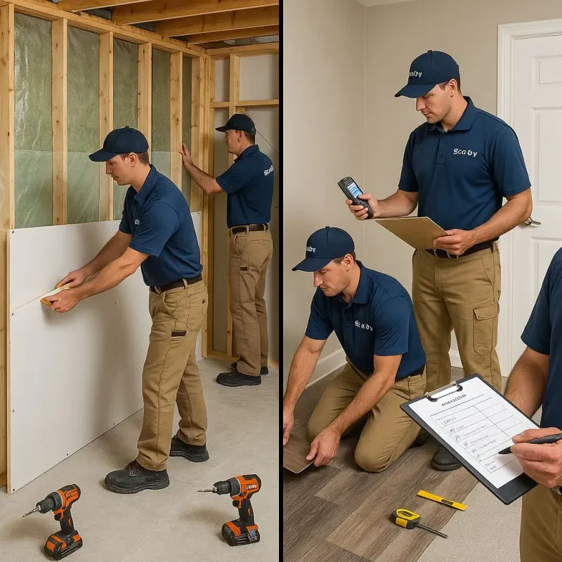 Repairs and Reconstruction process in Baden, PA